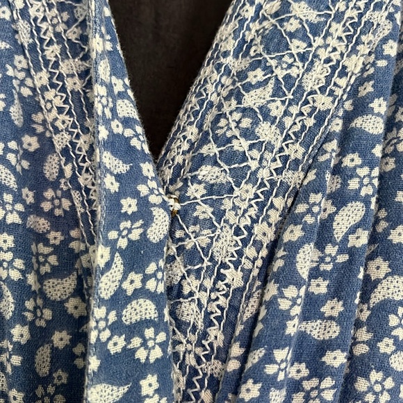 Ulla Johnson Reiko Jumpsuit in Blue Tiny Floral - Picture 8 of 15